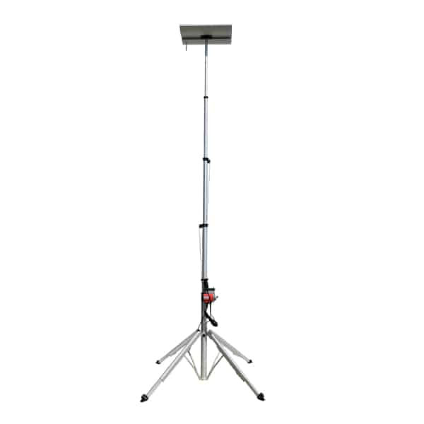 Lève matériels de chantier portatif électrique • Capacité de levage 150 kg à 3 m / 120 kg à 4 m / 90 kg à 4,87 m