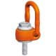Anneau    de levage désaxé rotatif et articulé • Tige filetée M12x33 • CMU 1T
