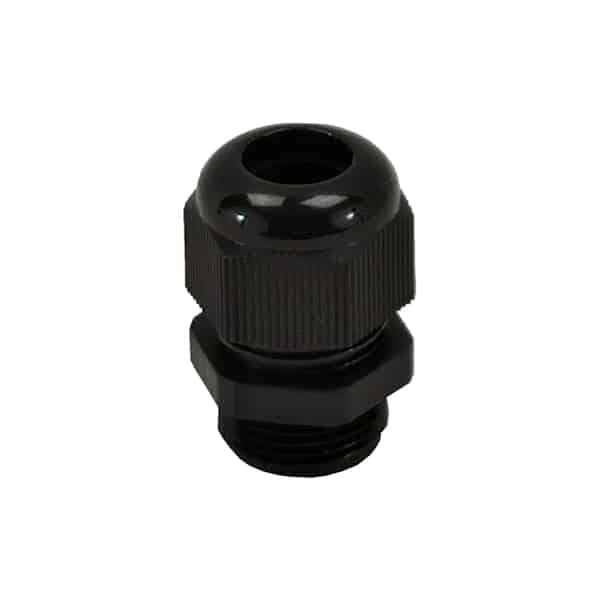 Presse étoupe en  polyamide 6 noir • PG16 • Pour câble Ø 3 à 6,5mm