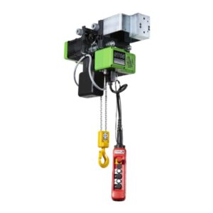 Palan électrique                         à chaîne STAHL avec chariot électrique HPN (400V triphasé) 500 kg