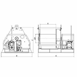 treuil thermique essence