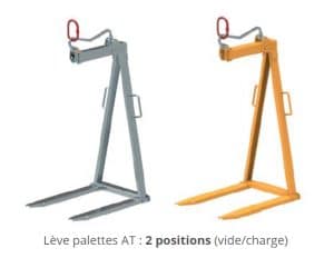 lève palette manuelle griffe équilibrée légère